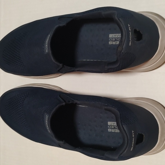 Skechers Men's Navy Slip-On Shoes Size 12 - Picture 3 of 5
